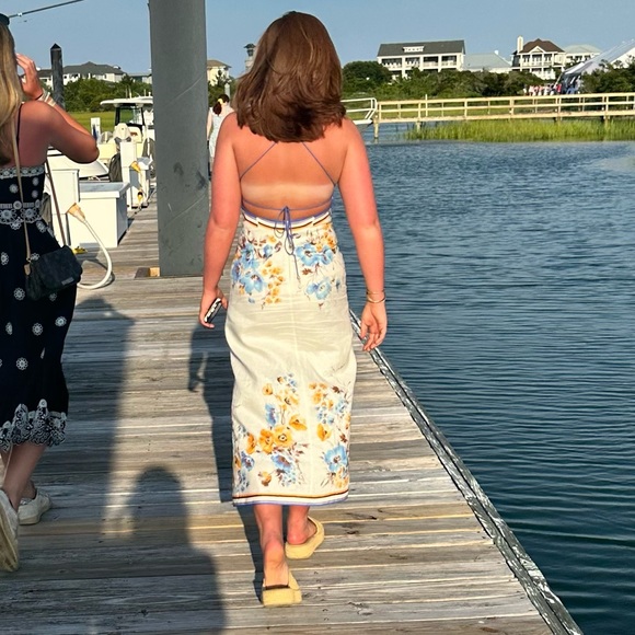 ZIMMERMAN FLORAL MIDI DRESS - Picture 5 of 5